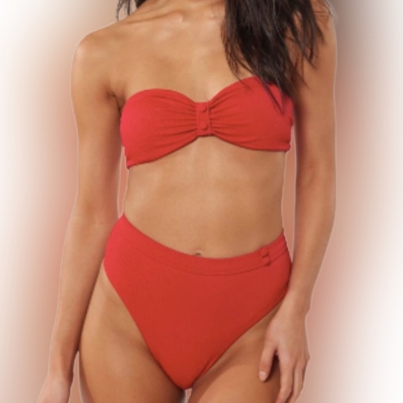 NWT - Red Carter Vibrant Pepper (Red) Bikini 2 pc Set - Medium (8/10) - Picture 6 of 7